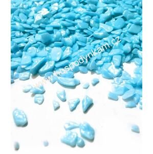 Cukrářské zdobení - šupiny modré 50g