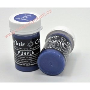 Gelová barva Sugarflair Purple 25g