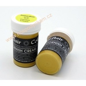 Gelová barva Sugarflair Cornish Cream 25g
