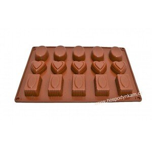 Alvarak Silikonová forma na čokoládu 3 tvary