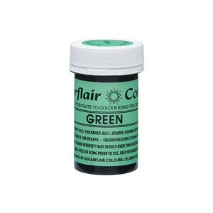 SLEVA: Sugarflair NatraDi Natural Green - přírodní barvivo gelové - zelená