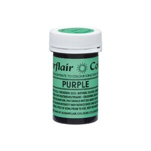 SLEVA: Sugarflair NatraDi Natural Purple - přírodní barvivo gelové - fialová