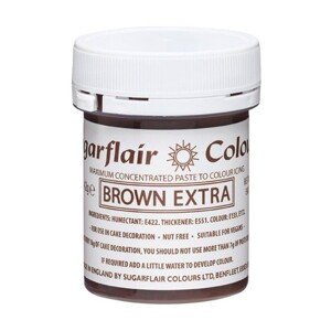 Sugarflair gelová barva - extra hnědá - Brown extra 42g
