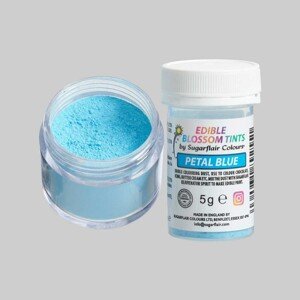 Sugarflair blossom tint - prachová barva - Petal Blue - 5g