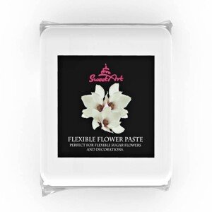 SweetArt Flower Paste White - modelovací - bílá - vanilka - 500g