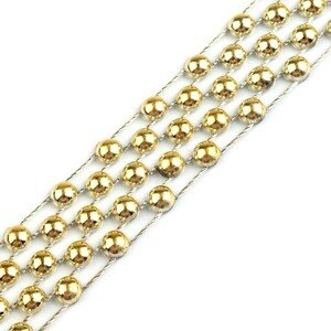 Borta s perlami - zlatá  1,7cm x 9m